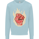 Civil Rights Black Lives Matter LGBT Freedom Mens Sweatshirt Jumper Light Blue