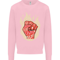Civil Rights Black Lives Matter LGBT Freedom Mens Sweatshirt Jumper Light Pink