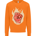 Civil Rights Black Lives Matter LGBT Freedom Mens Sweatshirt Jumper Orange
