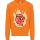 Civil Rights Black Lives Matter LGBT Freedom Mens Sweatshirt Jumper Orange