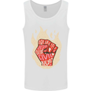 Civil Rights Black Lives Matter LGBT Freedom Mens Vest Tank Top White
