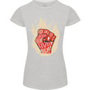 Civil Rights Black Lives Matter LGBT Freedom Womens Petite Cut T-Shirt Sports Grey