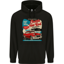 Classic Hot Rod Wild & Free Childrens Kids Hoodie Black