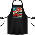 Classic Hot Rod Wild & Free Cotton Apron 100% Organic Black