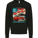 Classic Hot Rod Wild & Free Mens Sweatshirt Jumper Black
