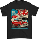 Classic Hot Rod Wild & Free Mens T-Shirt 100% Cotton Black