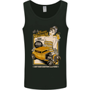 Classic Luxury Hot Rod Superior Performance Mens Vest Tank Top Black