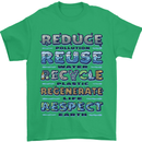 Climate Change Global Warming Environment Mens T-Shirt 100% Cotton Irish Green