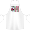 Climbing Heals the Soul Funny Christmas Xmas Rock Cotton Apron 100% Organic White