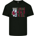 Climbing Heals the Soul Funny Christmas Xmas Rock Kids T-Shirt Childrens Black