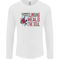Climbing Heals the Soul Funny Christmas Xmas Rock Mens Long Sleeve T-Shirt White