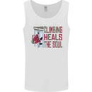 Climbing Heals the Soul Funny Christmas Xmas Rock Mens Vest Tank Top White