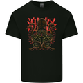 Cobra and Octopus Snake Japan Mens Cotton T-Shirt Tee Top Black