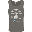 Cockatoo Anatomy Mens Vest Tank Top Charcoal