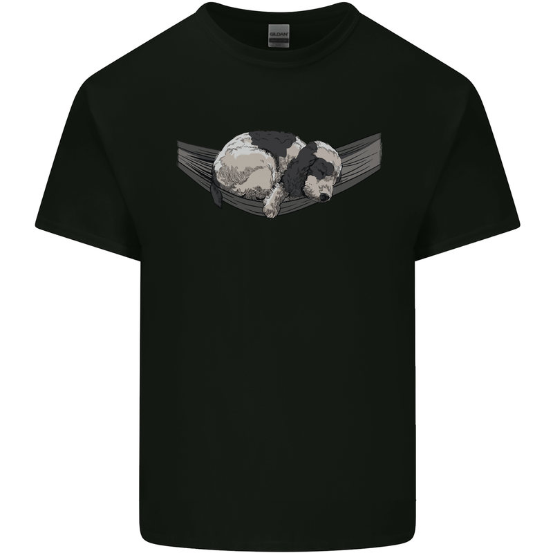 Cocker Spaniel on a Hammock Dog Kids T-Shirt Childrens Black