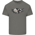 Cocker Spaniel on a Hammock Dog Kids T-Shirt Childrens Charcoal