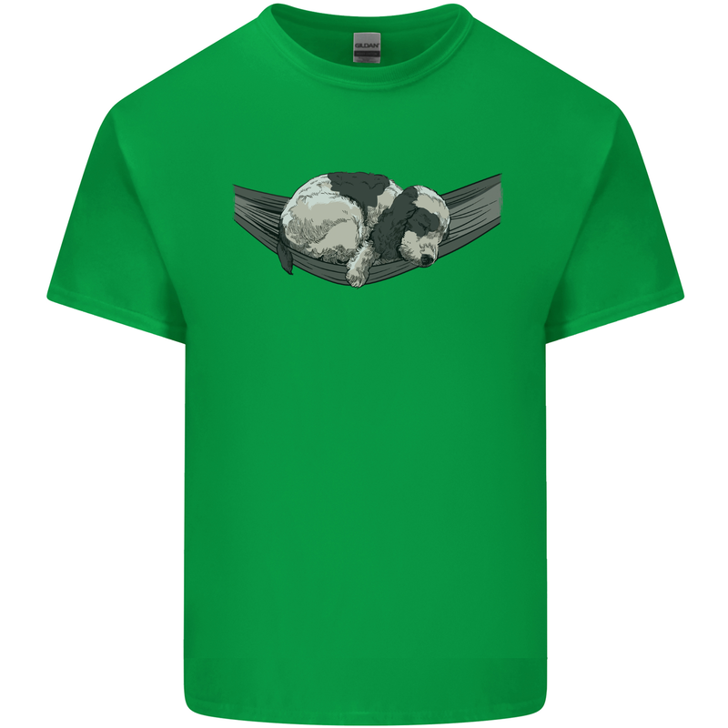 Cocker Spaniel on a Hammock Dog Kids T-Shirt Childrens Irish Green