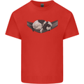 Cocker Spaniel on a Hammock Dog Kids T-Shirt Childrens Red