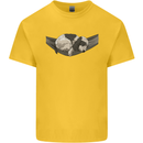 Cocker Spaniel on a Hammock Dog Kids T-Shirt Childrens Yellow