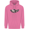 Cocker Spaniel on a Hammock Dog Mens 80% Cotton Hoodie Azelea