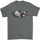Cocker Spaniel on a Hammock Dog Mens T-Shirt 100% Cotton Charcoal