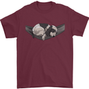Cocker Spaniel on a Hammock Dog Mens T-Shirt 100% Cotton Maroon