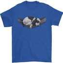 Cocker Spaniel on a Hammock Dog Mens T-Shirt 100% Cotton Royal Blue