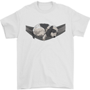 Cocker Spaniel on a Hammock Dog Mens T-Shirt 100% Cotton White