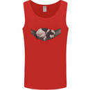Cocker Spaniel on a Hammock Dog Mens Vest Tank Top Red