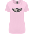 Cocker Spaniel on a Hammock Dog Womens Wider Cut T-Shirt Light Pink