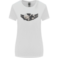 Cocker Spaniel on a Hammock Dog Womens Wider Cut T-Shirt White