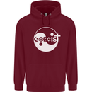 Coexist World Peace Love Religion Hippy Anti War Childrens Kids Hoodie Maroon