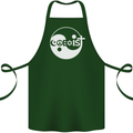 Coexist World Peace Love Religion Hippy Anti War Cotton Apron 100% Organic Forest Green