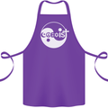 Coexist World Peace Love Religion Hippy Anti War Cotton Apron 100% Organic Purple