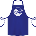 Coexist World Peace Love Religion Hippy Anti War Cotton Apron 100% Organic Royal Blue