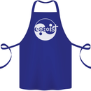 Coexist World Peace Love Religion Hippy Anti War Cotton Apron 100% Organic Royal Blue