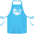 Coexist World Peace Love Religion Hippy Anti War Cotton Apron 100% Organic Turquoise