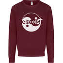Coexist World Peace Love Religion Hippy Anti War Kids Sweatshirt Jumper Maroon