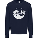 Coexist World Peace Love Religion Hippy Anti War Kids Sweatshirt Jumper Navy Blue