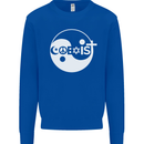 Coexist World Peace Love Religion Hippy Anti War Kids Sweatshirt Jumper Royal Blue