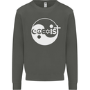 Coexist World Peace Love Religion Hippy Anti War Kids Sweatshirt Jumper Storm Grey