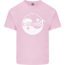 Coexist World Peace Love Religion Hippy Anti War Kids T-Shirt Childrens Light Pink
