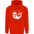 Coexist World Peace Love Religion Hippy Anti War Mens 80% Cotton Hoodie Bright Red