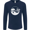 Coexist World Peace Love Religion Hippy Anti War Mens Long Sleeve T-Shirt Navy Blue