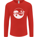 Coexist World Peace Love Religion Hippy Anti War Mens Long Sleeve T-Shirt Red