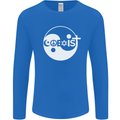 Coexist World Peace Love Religion Hippy Anti War Mens Long Sleeve T-Shirt Royal Blue