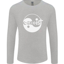 Coexist World Peace Love Religion Hippy Anti War Mens Long Sleeve T-Shirt Sports Grey