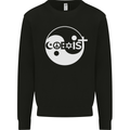 Coexist World Peace Love Religion Hippy Anti War Mens Sweatshirt Jumper Black