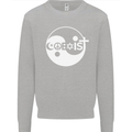 Coexist World Peace Love Religion Hippy Anti War Mens Sweatshirt Jumper Sports Grey
