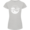 Coexist World Peace Love Religion Hippy Anti War Womens Petite Cut T-Shirt Sports Grey
